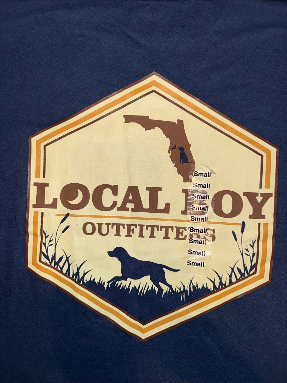 Men’s Local Boy shirt - Florida Navy NWT